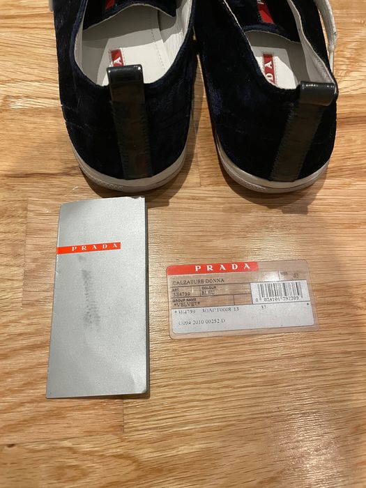 Vand tenisi Prada originali, mărime 40 bleumarin
