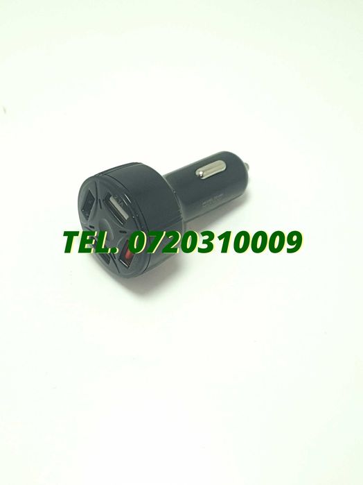 Incarcator Masina Auto 4 Porturi Bricheta Usb Qc Incarcare Rapida