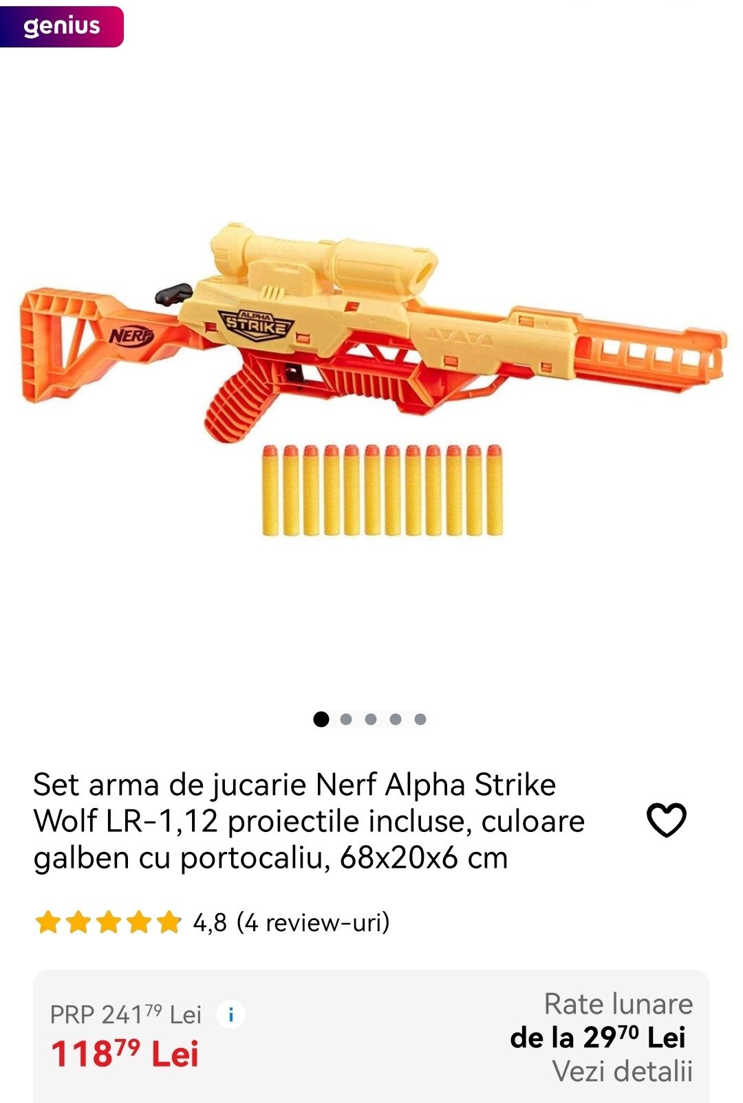 Nerf Alpha Strike Wolf LR-1