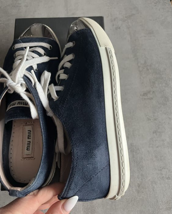 Обувки велур Miu Miu