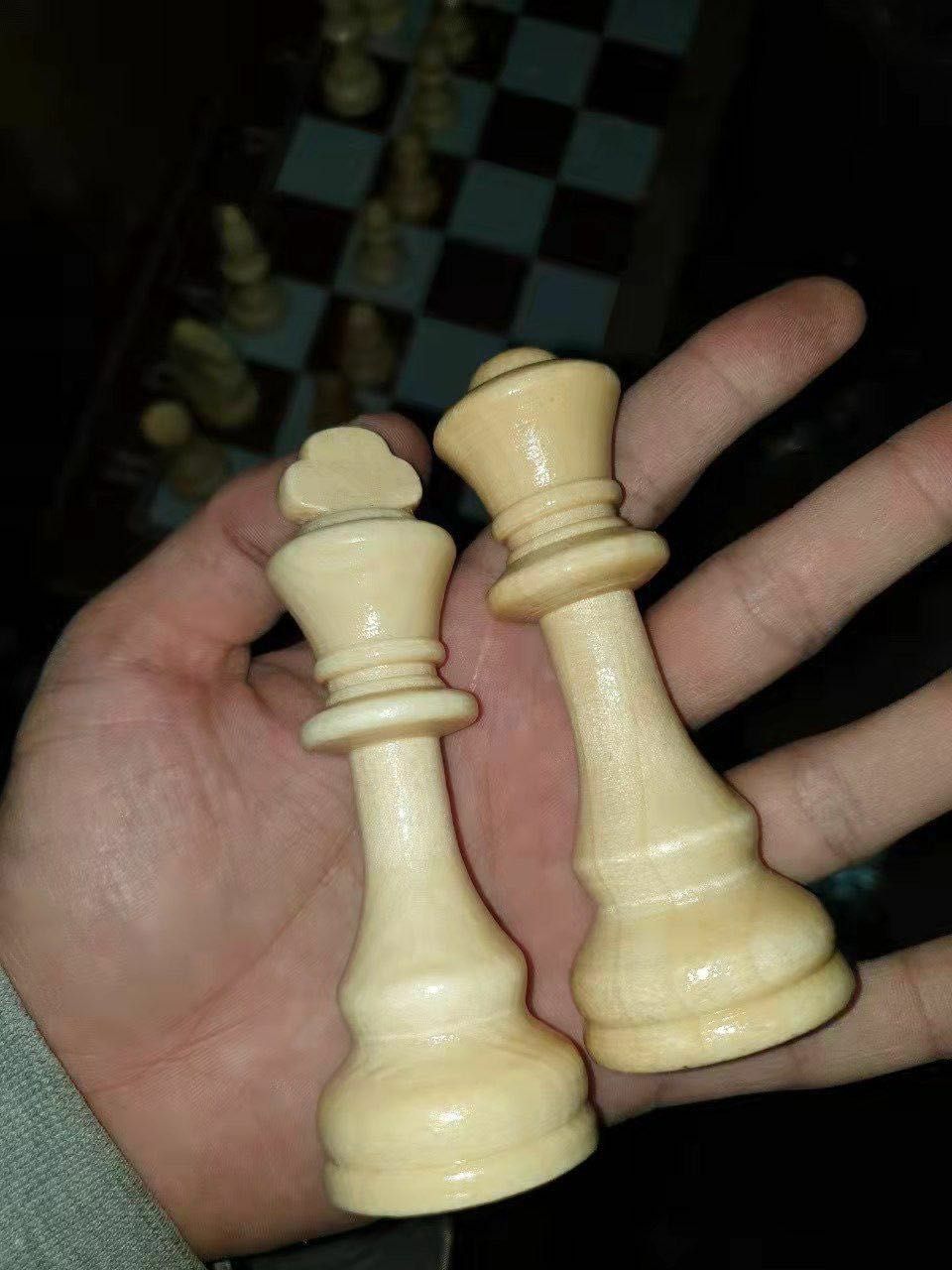 шахмат фигуры пластмассы деревянный