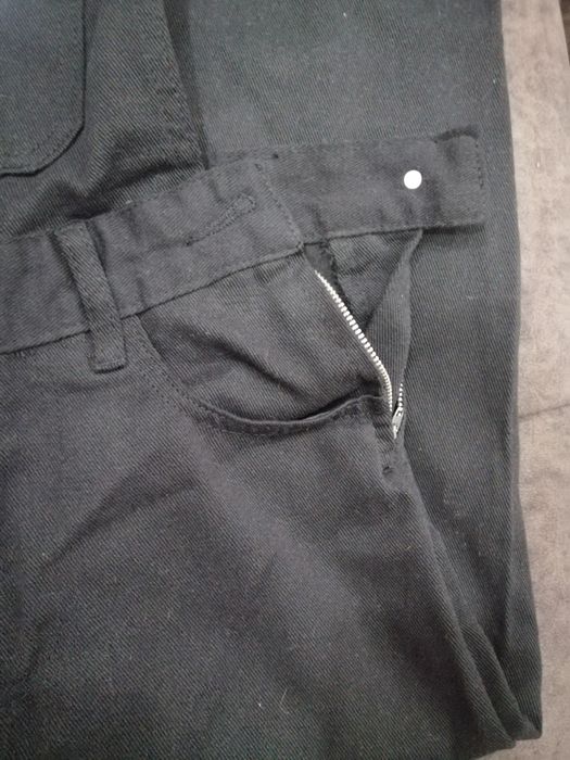 Чёрный брючный комбинезон