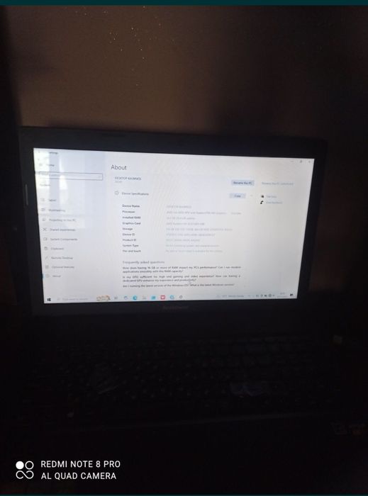 Lenovo g505 HD grapics