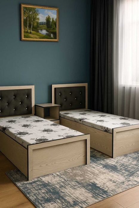 bir kishilik krovat. Одинаковый кровать. kalavat sunduk. mebel krovat