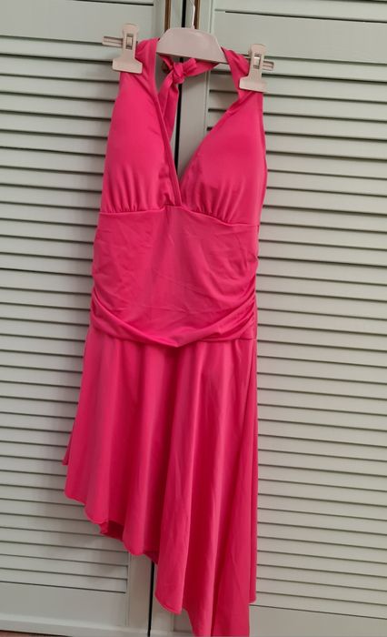 Купальник слитный с юбкой, новый