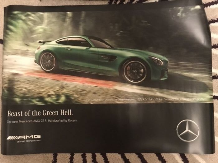 Postere autocolante Mercedes DTM AMG GTR