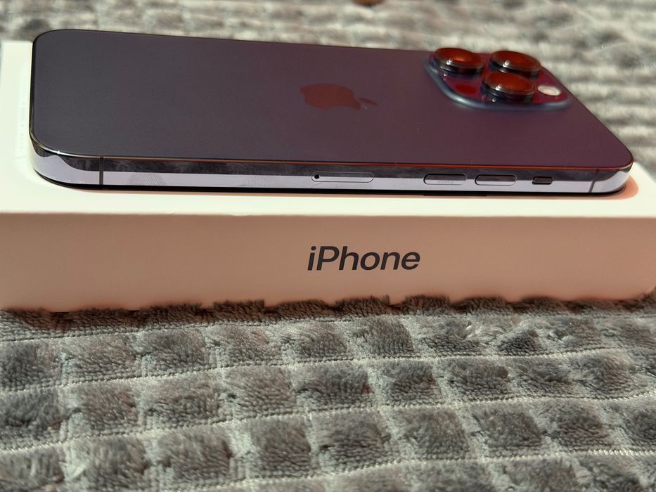 Продавам iPhone 14 PRO MAX 256 GB Deep Purple - отлично състояние