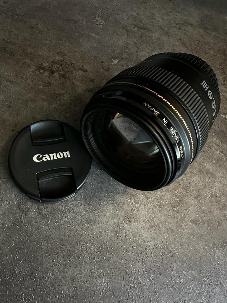 объектив Canon ef 85 мм. 1.8
Цена 132 тыс тенге