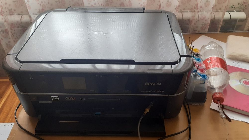 Продам бу цветной принтер Epson stylus photo px660