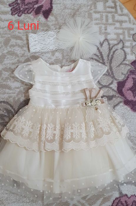 Rochiță eleganta bebeluși 6 luni