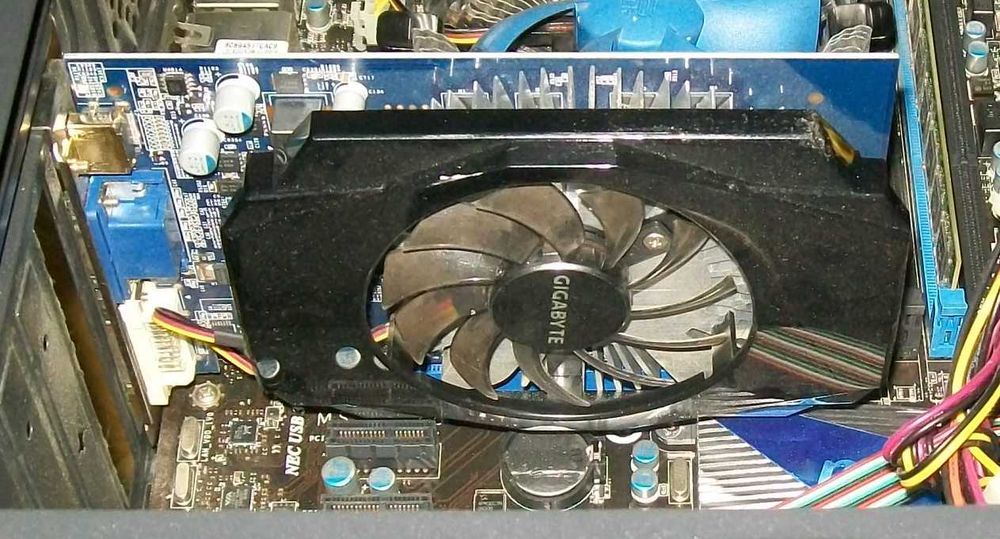 Видеокарта NVIDIA GeForce GT 630 1 Gb DDR3, VGA-DVI-HDMI.