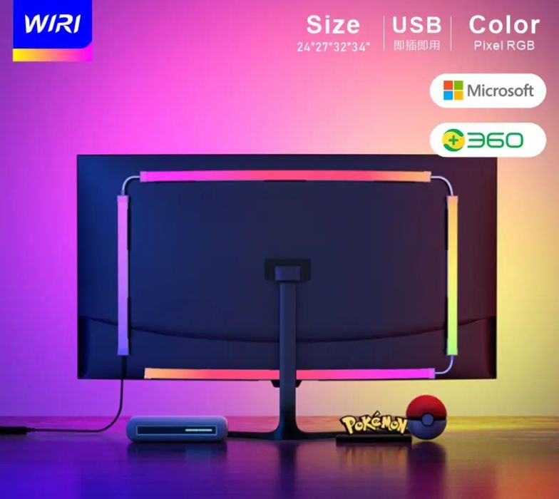 Led rgb lenta monitor  24 25 27