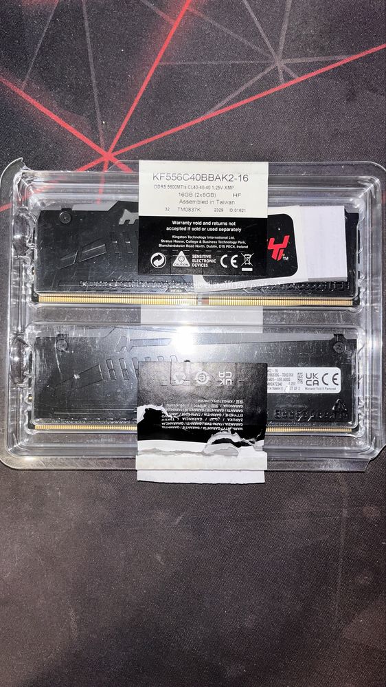 РАМ памет 16gb 5600MT DDR5 Kingston Fury
