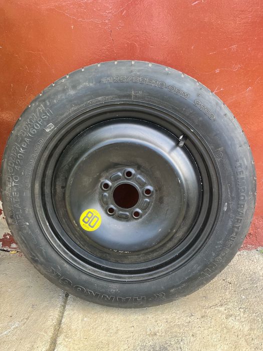 Roata de rezervă îngustă 125/85/16 Hankook