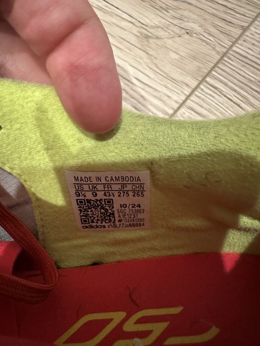 Ghete sintetitc fotbal f50 43 1/3 originali