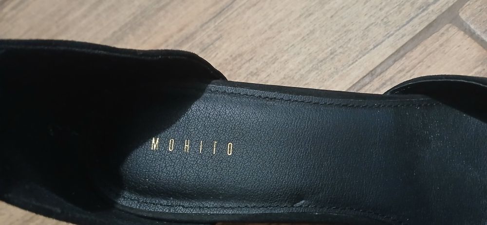 Pantofi dama cu toc mic si rotund