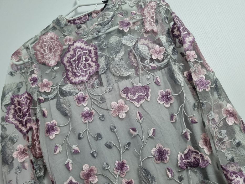 Rochie elegantă, mânecă lungă, mărime S