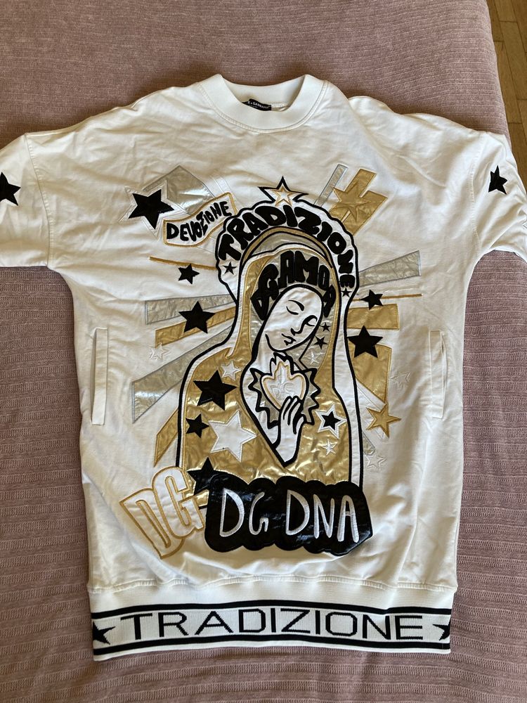 Bluza oversize Dolce & Gabbana DNA