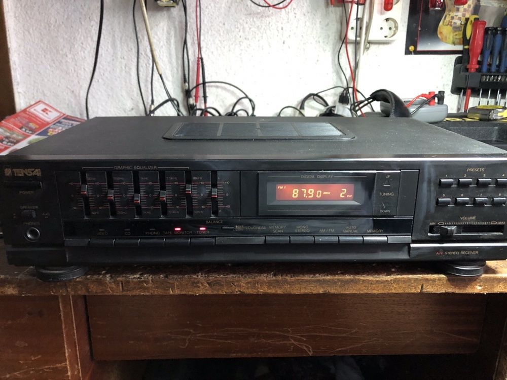 Винтидж стерео усилвател,A/V reseiver TENSAI TR-3100,2x35w