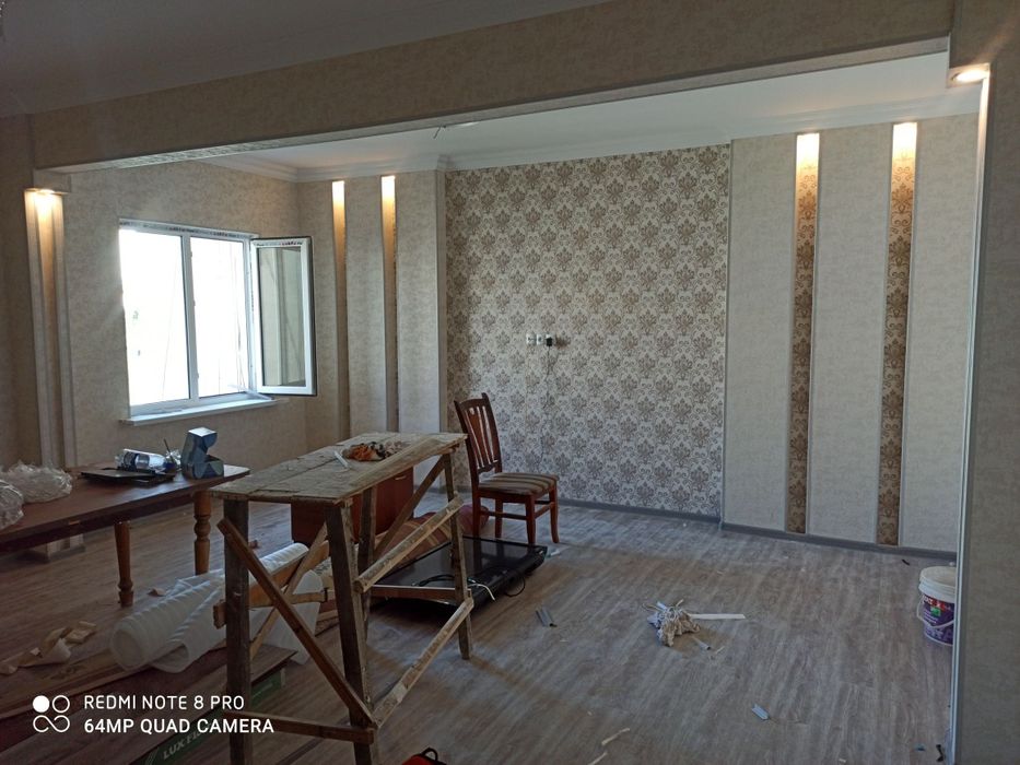 Ремонт под ключ малярка гипсокартон ламинат сантехника электрика и т д