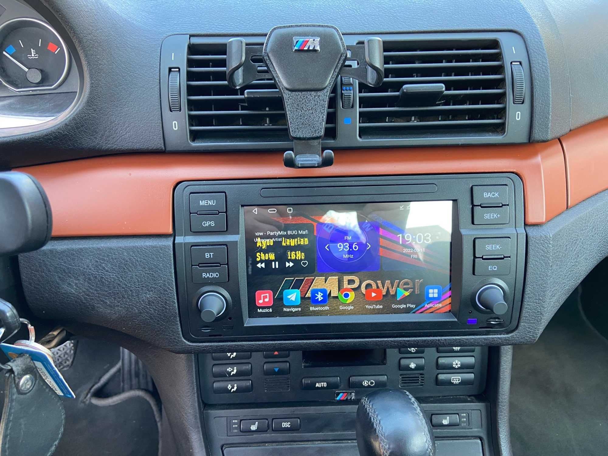 Navigatie Android Dedicata BMW E46 1-8GB RAM - QLed CarPlay DSP 4G