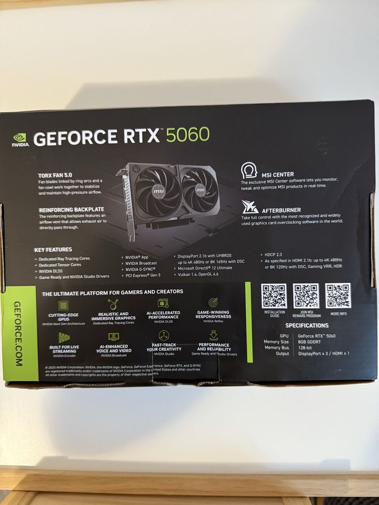 Shrow 2x geforce rtc 5060