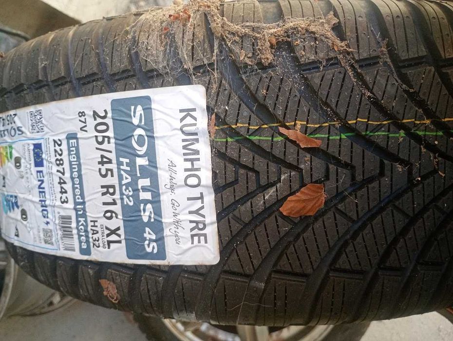 Джанти 5x100 16" + 2 всесезонни гуми 205/45/16