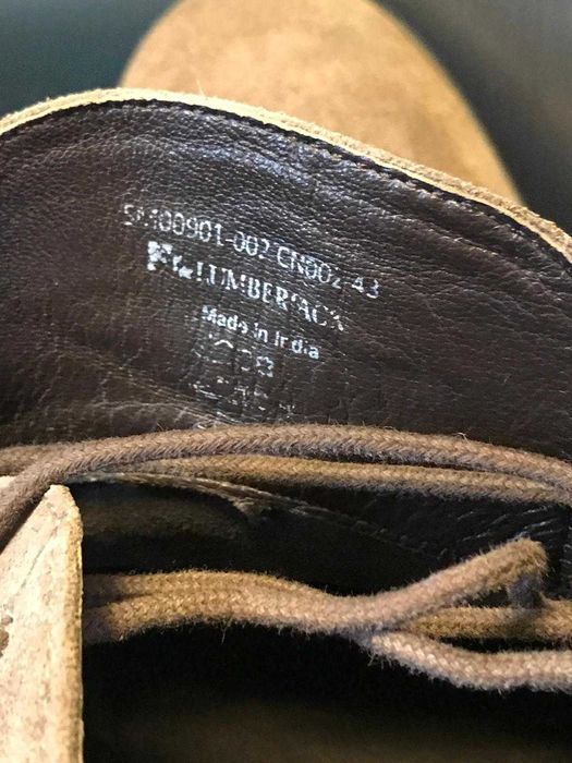 Lumberjack Ankle Boots, beige suede, 43