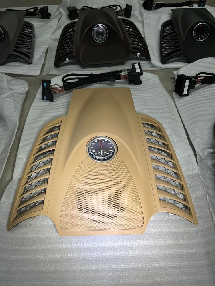 Ceas chrono porsche cayenne 2010-2019 ceas bord crono crem negru gri