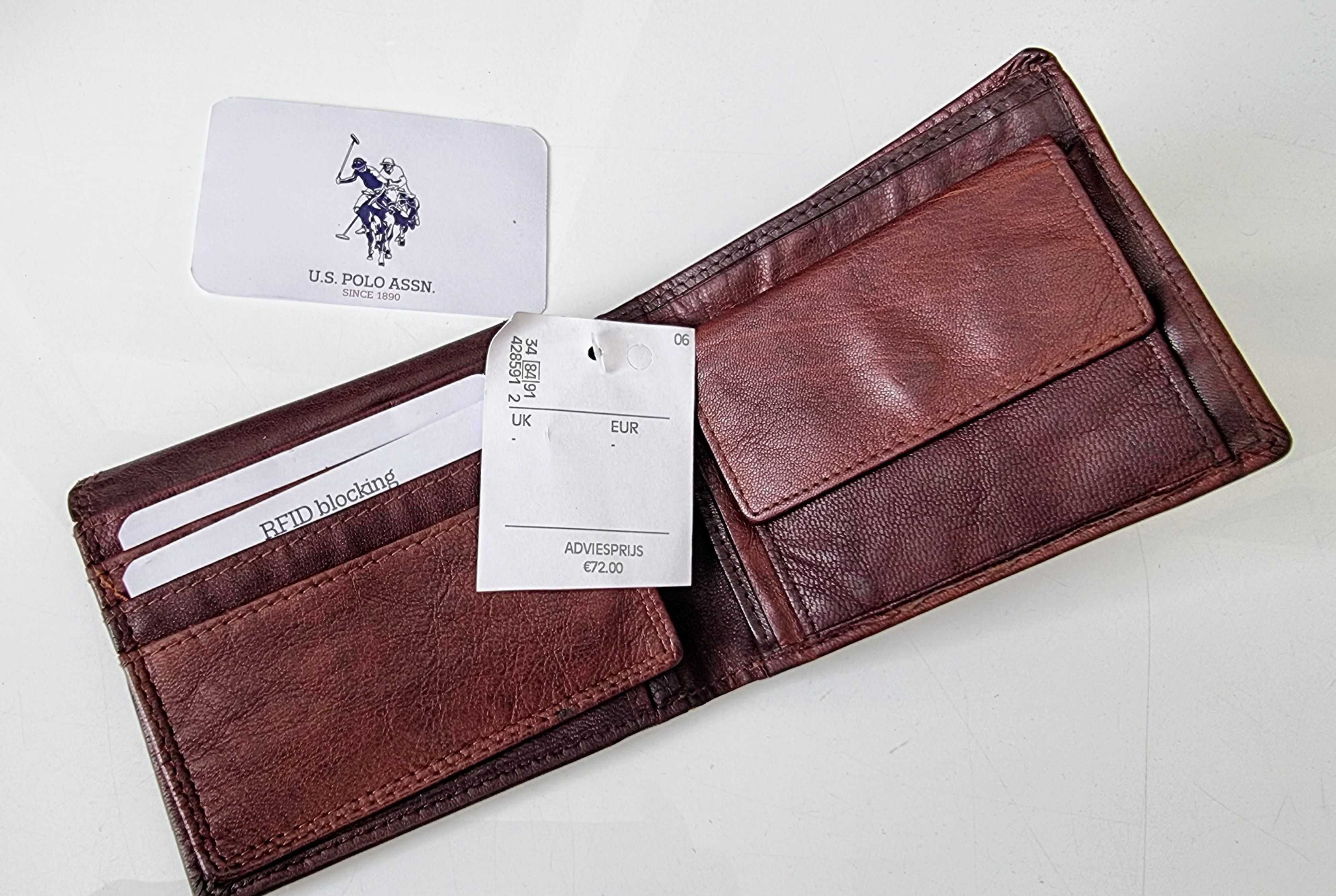 Portofel barbatesc piele. Timberland, US Polo Assn, Maitre. Originale