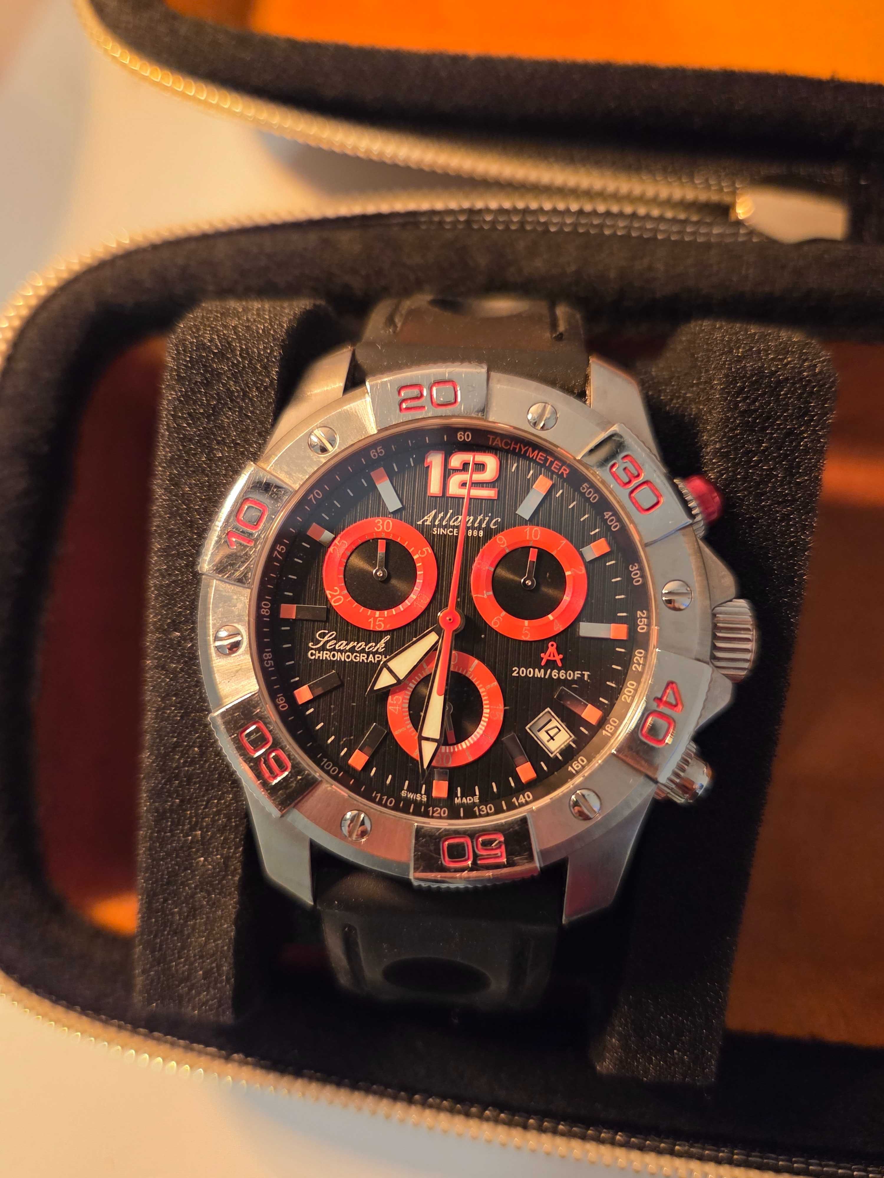 Ceas elvetian, swiss made, Atlantic Seacrest 43mm