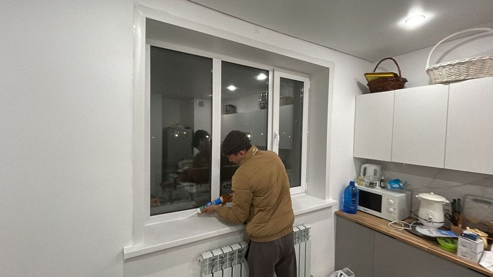 подоконник откосы пластик оконные откосы на окна Астана