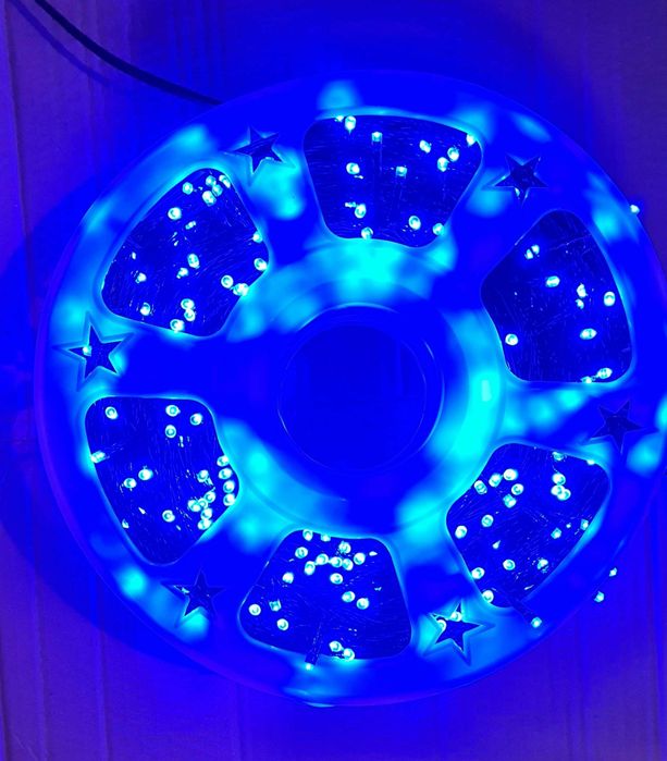 Instalație liniară fir cu flash alb rece cald albastru multicolor mov