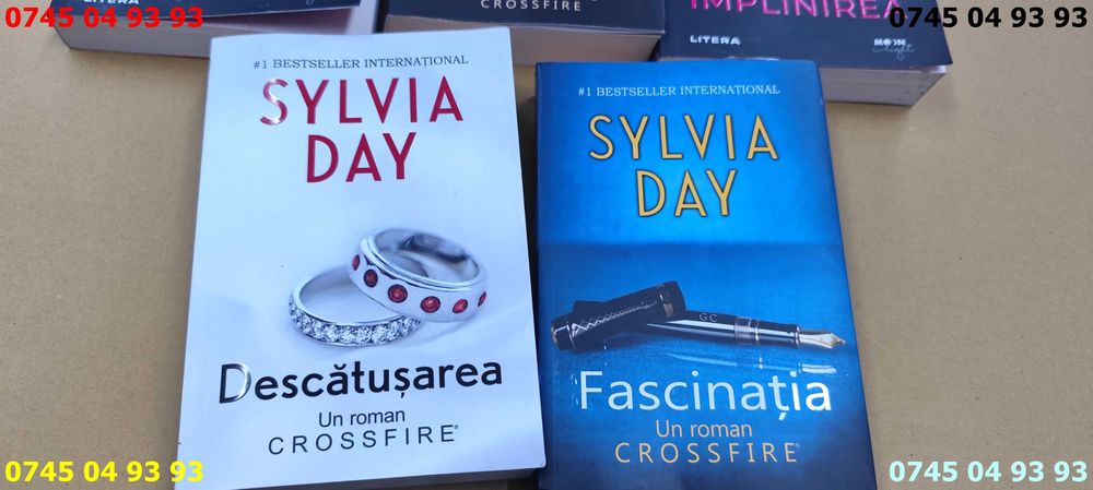 carte carti SYLVIA DAY 5 volume seria crossfire pret pe toate
