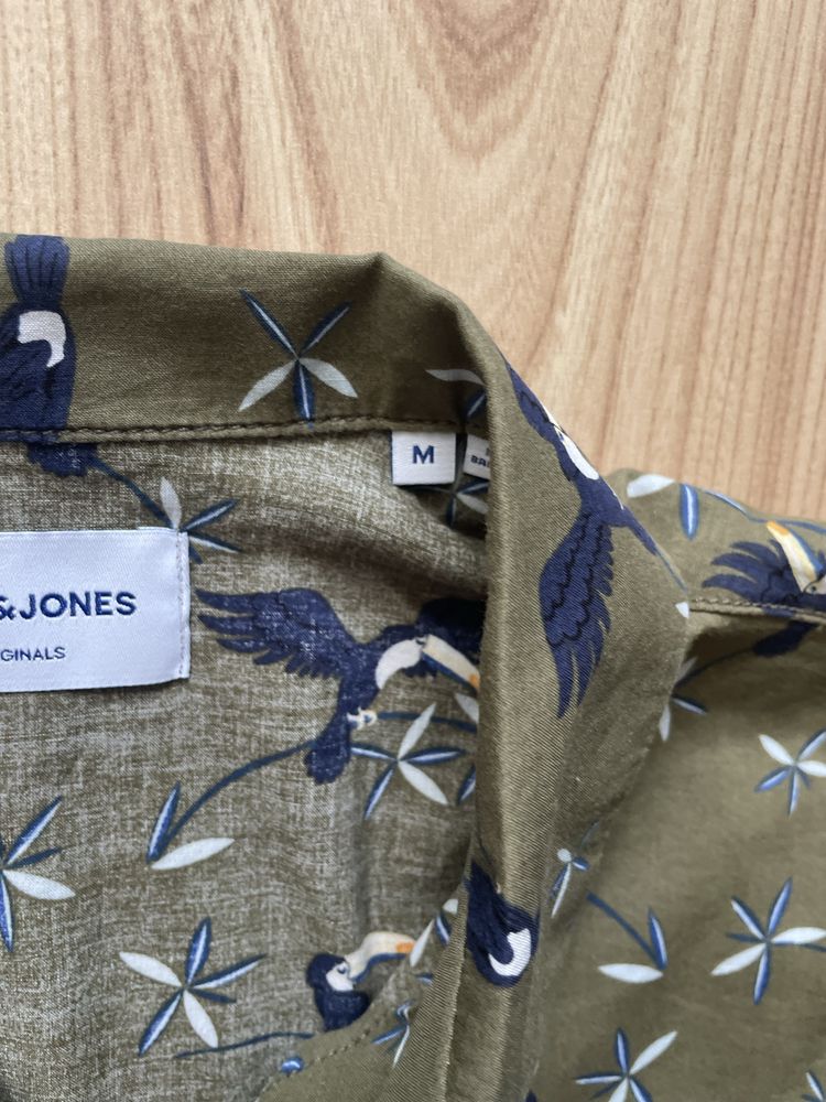 JACK & JONES Originals/мъжка риза къс ръкав M