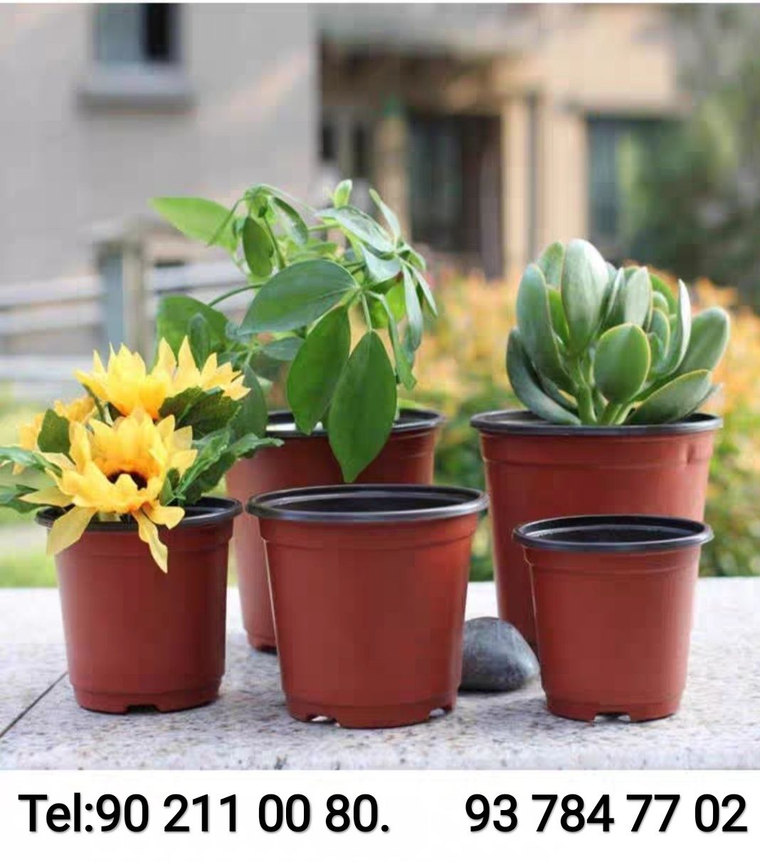 Ikki xil rangli yumshoq pladtik guldon.stakan.tuvak o'simliklar uchun