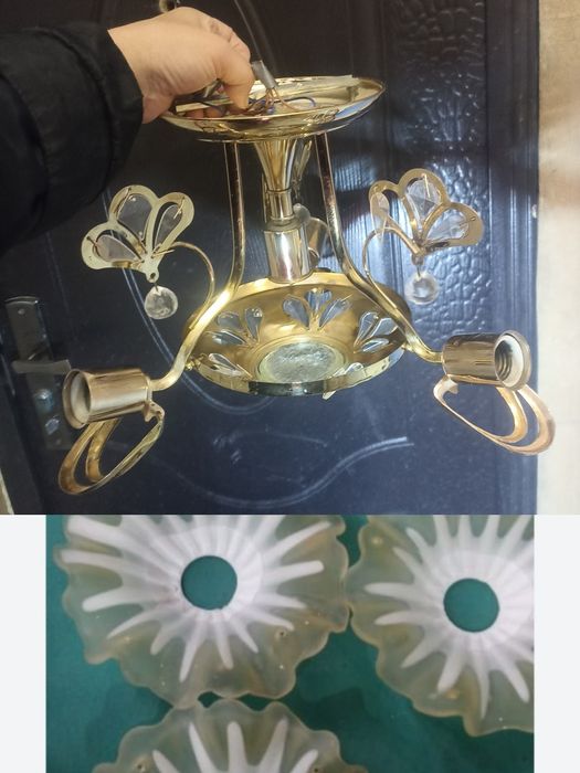 Люстра, вентиляционные решетки