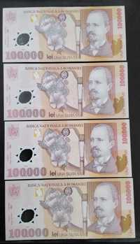 Vand bancnote de 100.000 lei