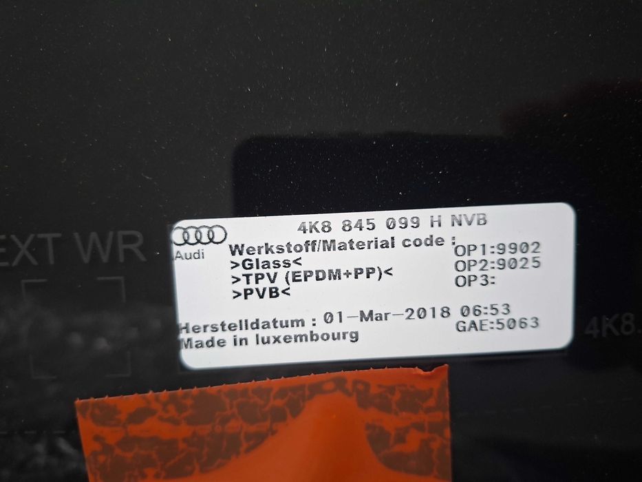 Стъкло Audi a7/S7/RS7 4K