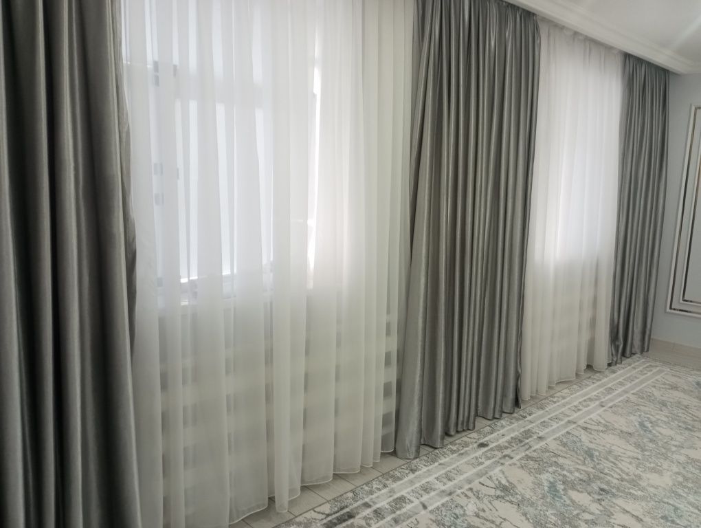 Перде почти новый биіктігі 2.70м узындығы 5.50м