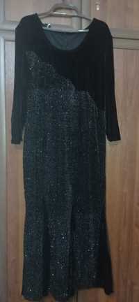 Платье Чёрное со стразами