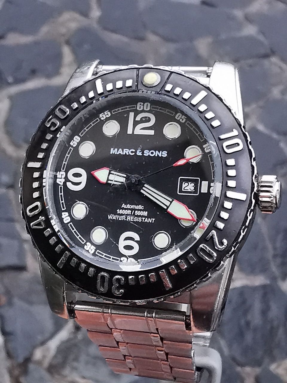 Ceas Marc&Sons Automatic - 500 m Diver - Elvețian - 45 mm