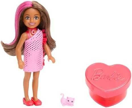 Нова Парти кукла Barbie Chelsea със слайм, аксесоари и домашен любимец