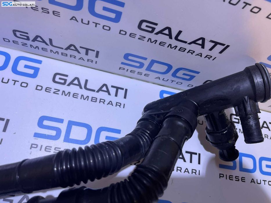 Conducta Tub Tubulatura Termostat Apa Motor Peugeot 206 1.4 HDI 2001 - 2012 Cod 9641522280 [N1905]