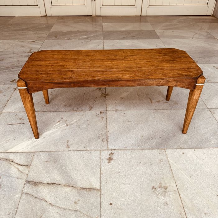 Шведска винтидж пейка / маса – Mid-Century Scandinavian дизайн