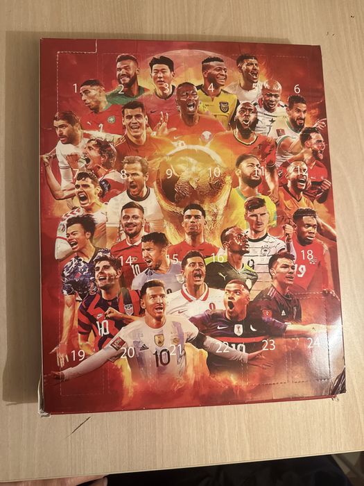 Vand mini figurine fotbal calendar advent 24