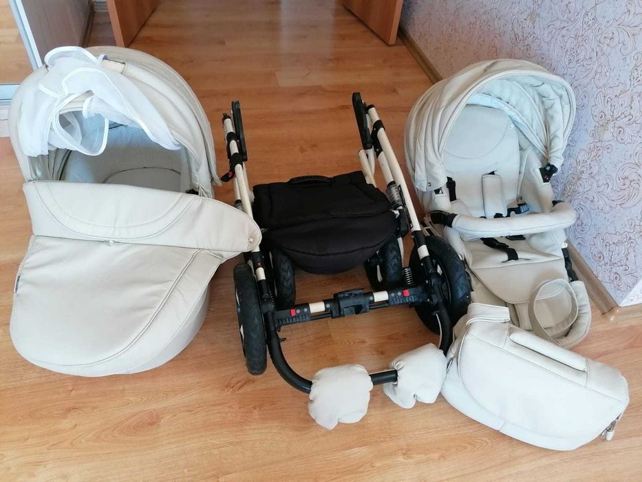 Отличная коляска 2 в 1 Bebe Mobile Toscana