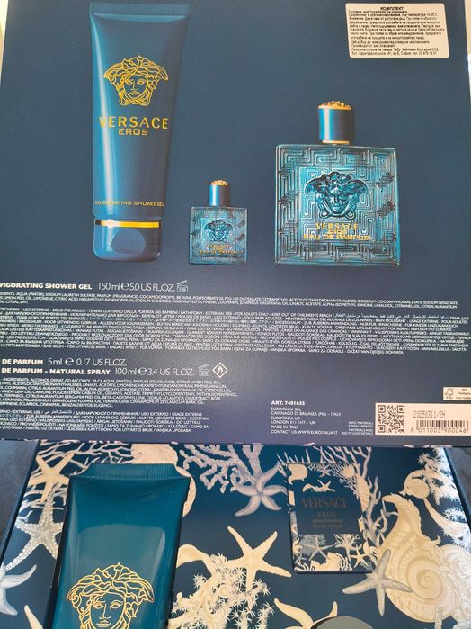 Комплект парфюм и душгел Версаче