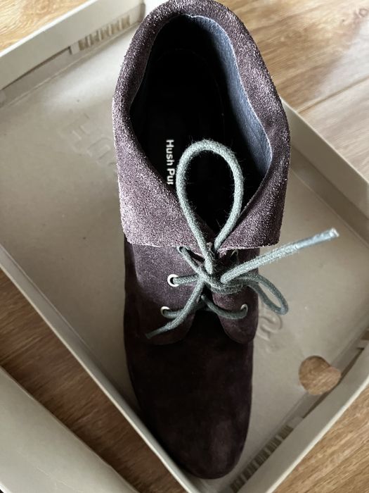 Botine piele intoarsa Hush Puppies, masura 41