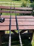 Vând 2 lansete Prologic C1 Alpha cu mulinete Okuma cb60